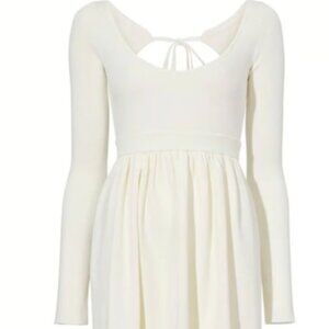 Proenza Schouler White Label Ribbed Knit Long Sleeve Midi Dress Size: Small